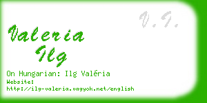 valeria ilg business card